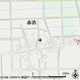 新潟県新潟市南区赤渋963周辺の地図