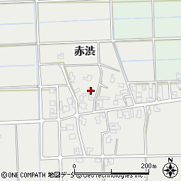 新潟県新潟市南区赤渋874周辺の地図