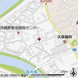 新潟県新潟市南区高井興野163周辺の地図