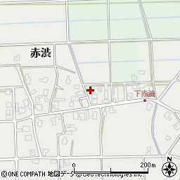 新潟県新潟市南区赤渋548-3周辺の地図