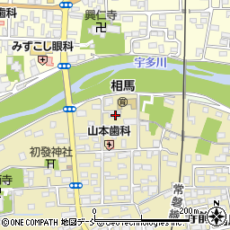 福島県相馬市中野寺前37-17周辺の地図