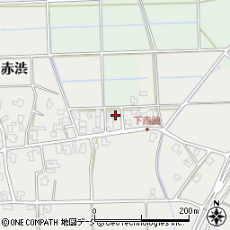 新潟県新潟市南区赤渋589周辺の地図