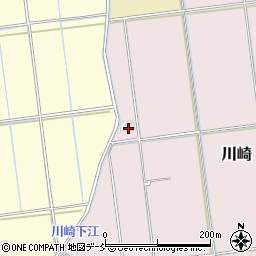 新潟県新潟市西蒲区川崎596周辺の地図
