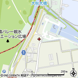 新潟県新潟市秋葉区蕨曽根967周辺の地図