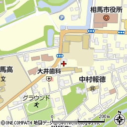 福島県相馬市中村大手先43周辺の地図