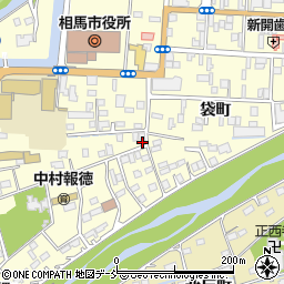 福島県相馬市中村大手先19周辺の地図