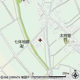 新潟県新潟市秋葉区東金沢989周辺の地図