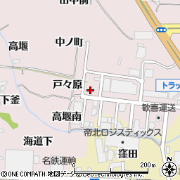 福島トラックステーション周辺の地図
