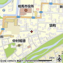 福島県相馬市中村大手先20周辺の地図