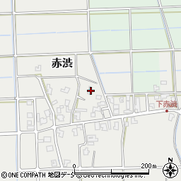 新潟県新潟市南区赤渋961周辺の地図