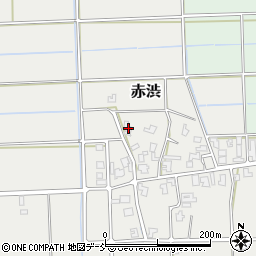 新潟県新潟市南区赤渋876周辺の地図