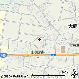新潟県新潟市秋葉区大鹿852周辺の地図