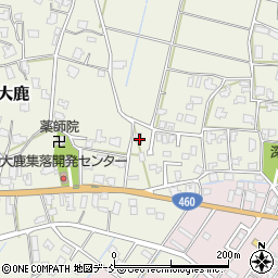 新潟県新潟市秋葉区大鹿247周辺の地図