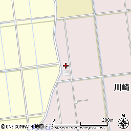 新潟県新潟市西蒲区川崎597周辺の地図