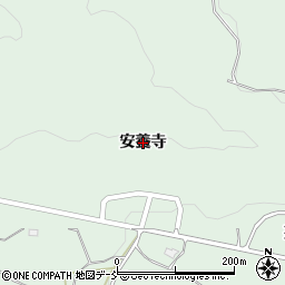 福島県福島市大笹生（安養寺）周辺の地図