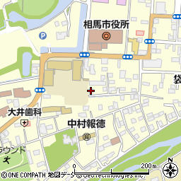 福島県相馬市中村大手先33周辺の地図