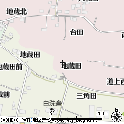 福島県福島市飯坂町平野（地蔵田）周辺の地図