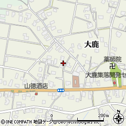 新潟県新潟市秋葉区大鹿575周辺の地図