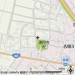 新潟県新潟市秋葉区大鹿8周辺の地図