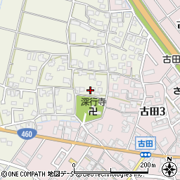 新潟県新潟市秋葉区大鹿4周辺の地図