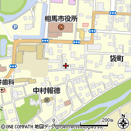 福島県相馬市中村大手先27周辺の地図