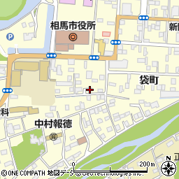 福島県相馬市中村大手先23周辺の地図
