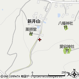 福島県伊達市保原町所沢新井山52-3周辺の地図