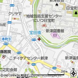 宝田橋周辺の地図