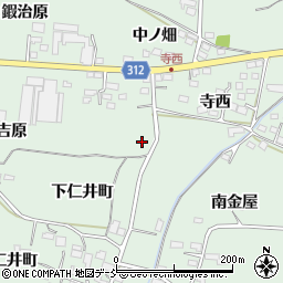 福島県福島市笹谷寺西41周辺の地図