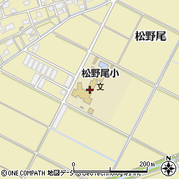 市立松野尾小学校周辺の地図