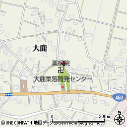 新潟県新潟市秋葉区大鹿1116周辺の地図