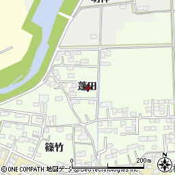 福島県相馬市百槻蓬田周辺の地図