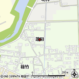 福島県相馬市百槻（蓬田）周辺の地図