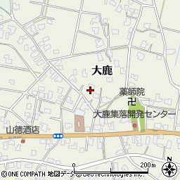 新潟県新潟市秋葉区大鹿483周辺の地図