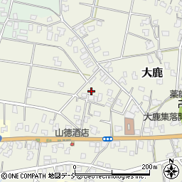新潟県新潟市秋葉区大鹿570周辺の地図
