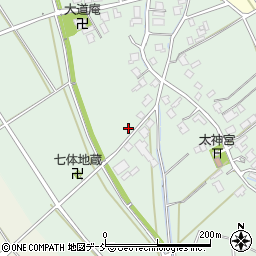 新潟県新潟市秋葉区東金沢1210周辺の地図