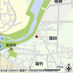 福島県相馬市百槻蓬田102周辺の地図