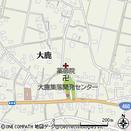 新潟県新潟市秋葉区大鹿1112周辺の地図