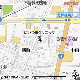 福島県福島市鎌田一里塚5-20周辺の地図