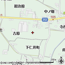 福島県福島市笹谷吉原周辺の地図