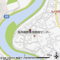 新潟県新潟市南区高井興野347周辺の地図