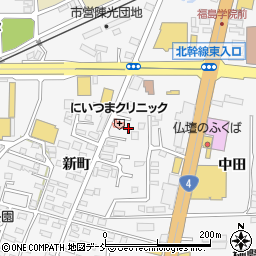 福島県福島市鎌田一里塚5周辺の地図