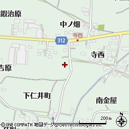 福島県福島市笹谷寺西39周辺の地図
