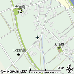 新潟県新潟市秋葉区東金沢1218周辺の地図