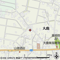 新潟県新潟市秋葉区大鹿535周辺の地図
