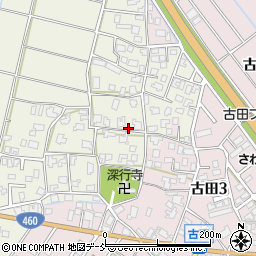 新潟県新潟市秋葉区大鹿22周辺の地図