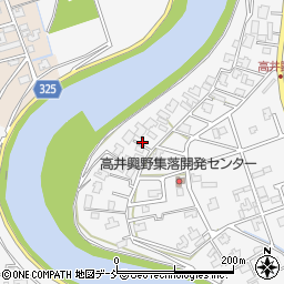 新潟県新潟市南区高井興野345周辺の地図