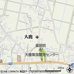 新潟県新潟市秋葉区大鹿463周辺の地図