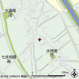 新潟県新潟市秋葉区東金沢924周辺の地図