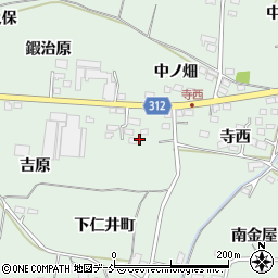 福島県福島市笹谷寺西46周辺の地図